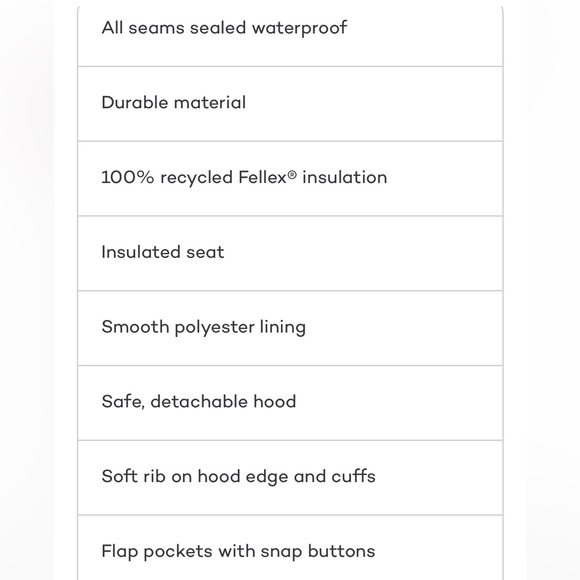 Reima wintersuit with Hood and Reflective details - Picture 12 of 14